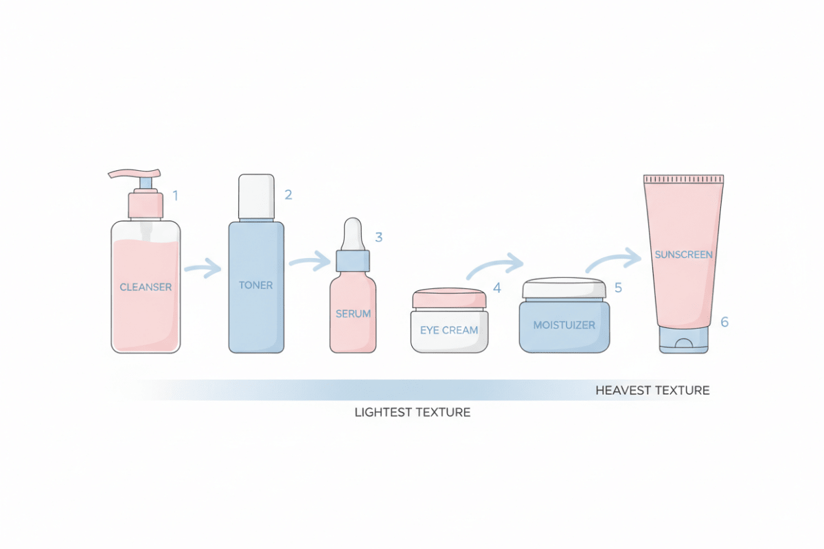 How to Layer Skincare Products the Right Way - SkincareEssentials