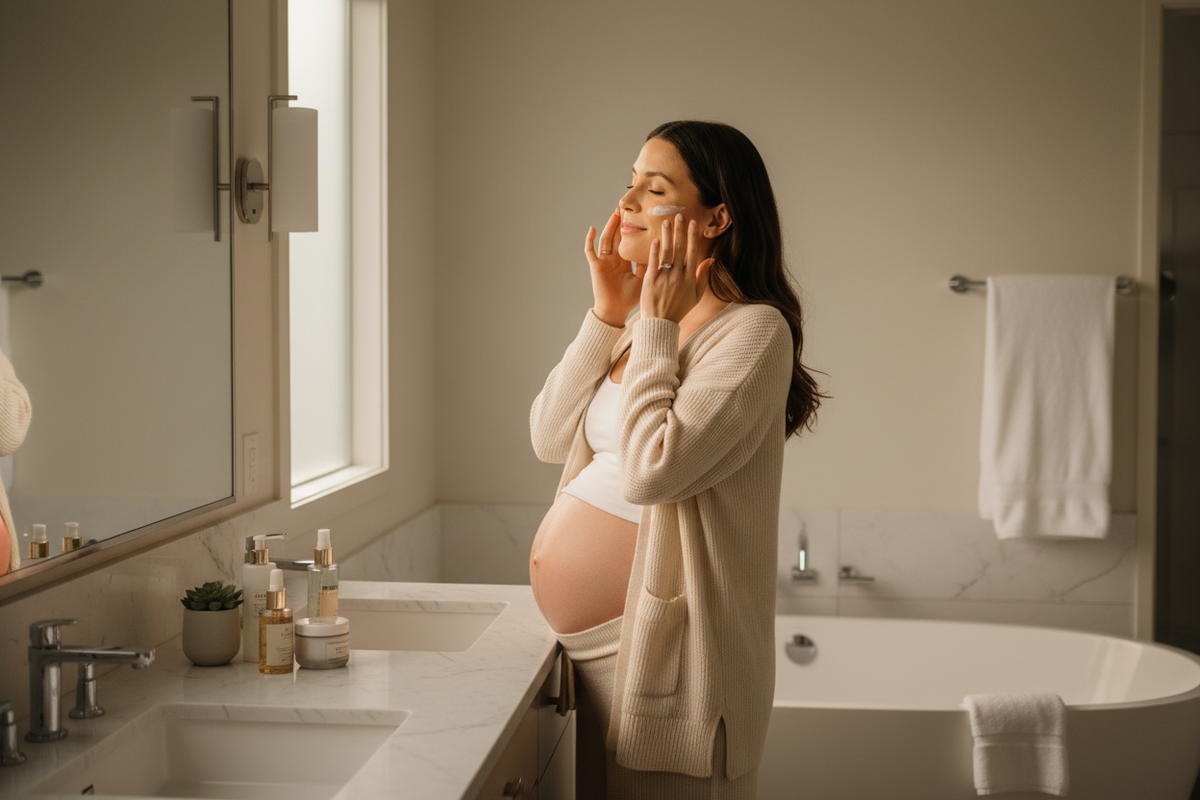 Pregnancy-Safe Skincare: Ingredients to Avoid & Safe Swaps
