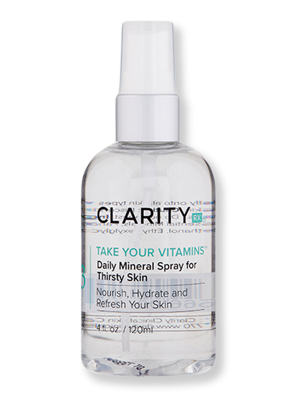 ClarityRx Take Your Vitamins Daily Mineral Spray For Thirsty Skin