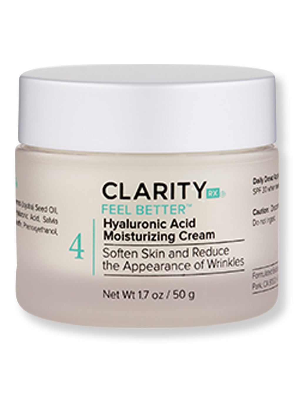 ClarityRx Feel Better Hyaluronic Acid Moisturizing Cream