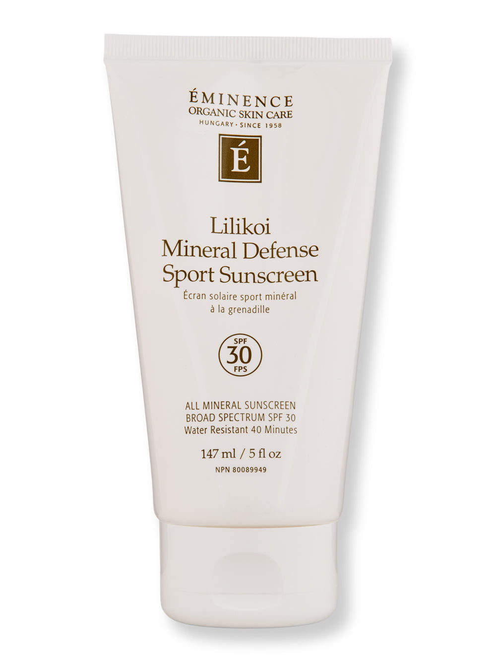 Eminence Organic Skin Care Lilikoi Mineral Defense Sport Sunscreen SPF 30 5oz