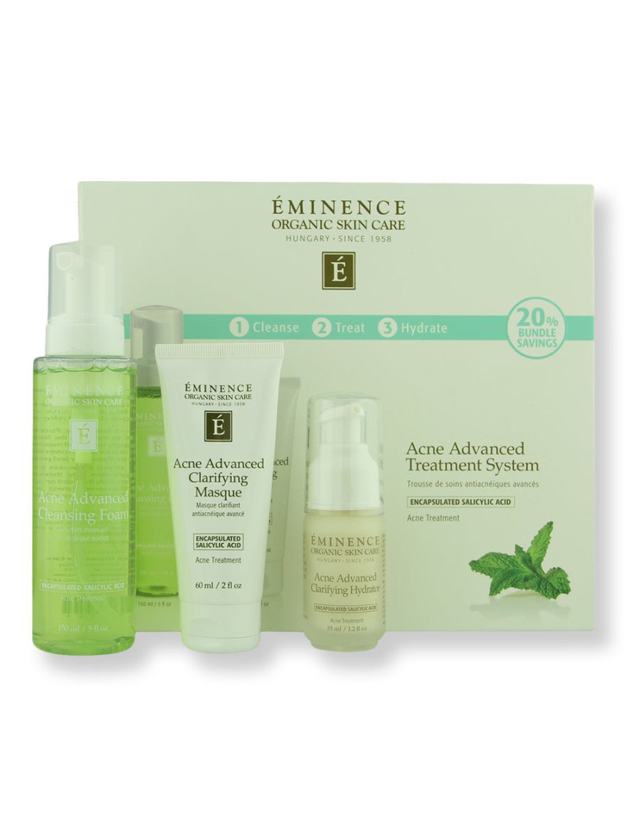 Eminence Organic Skin Care Acne Advanced Treatment System - SkincareEssentials