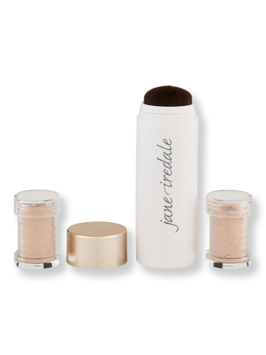 Jane Iredale Powder - Me SPF 30 Dry Sunscreen Refillable Brush + 2 Refills - SkincareEssentials