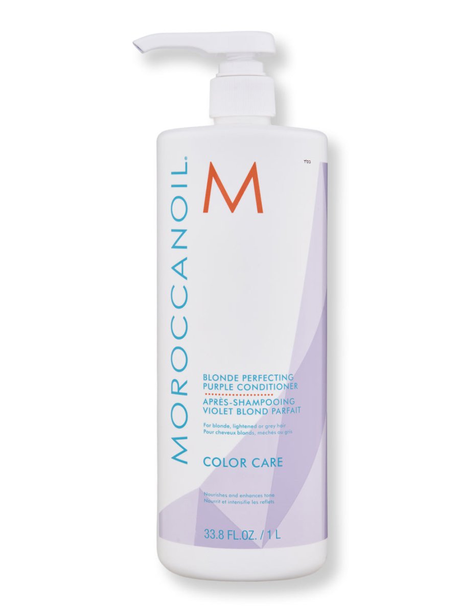 Moroccanoil Blonde Perfecting Purple Conditioner - SkincareEssentials