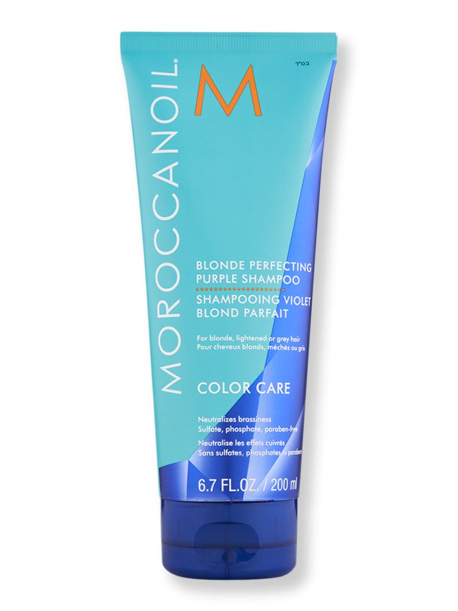 Moroccanoil Blonde Perfecting Purple Shampoo - SkincareEssentials