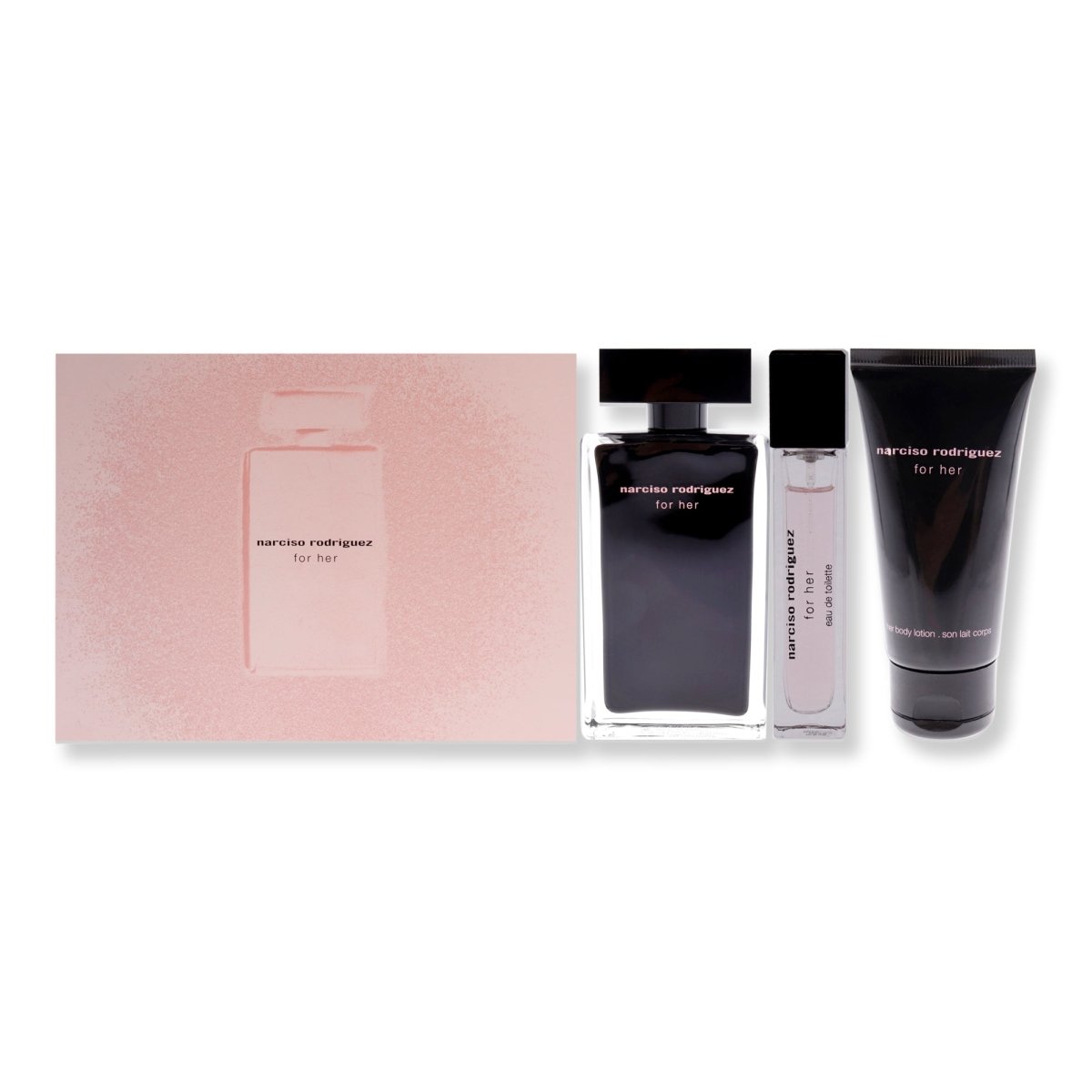 Narciso Rodriguez 3 Piece Gift Set For Women – SkincareEssentials