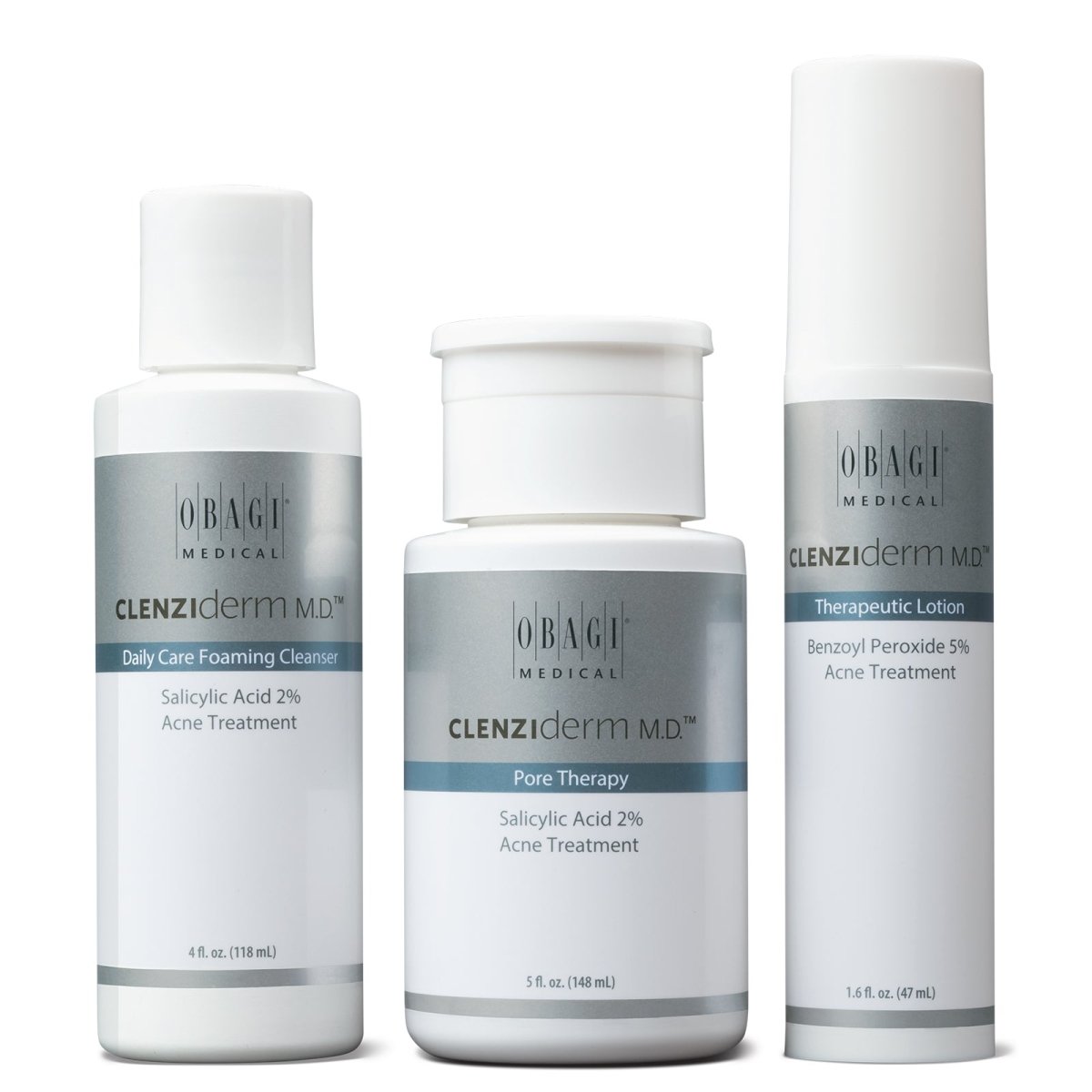 Obagi CLENZIderm M.D.® Acne Therapeutic System (3 - piece set) - SkincareEssentials