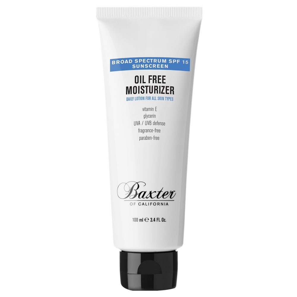 Baxter of California Oil Free Face Moisturizer with SPF15 for Men - SkincareEssentials