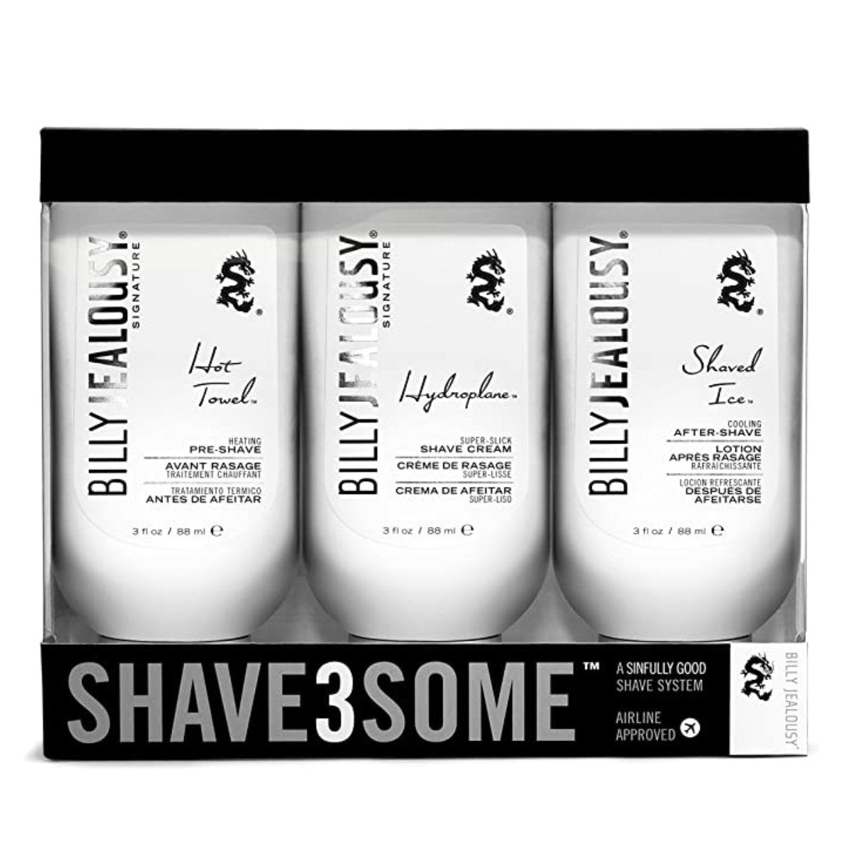 Billy Jealousy Shave3Some 3-piece Shave System - SkincareEssentials