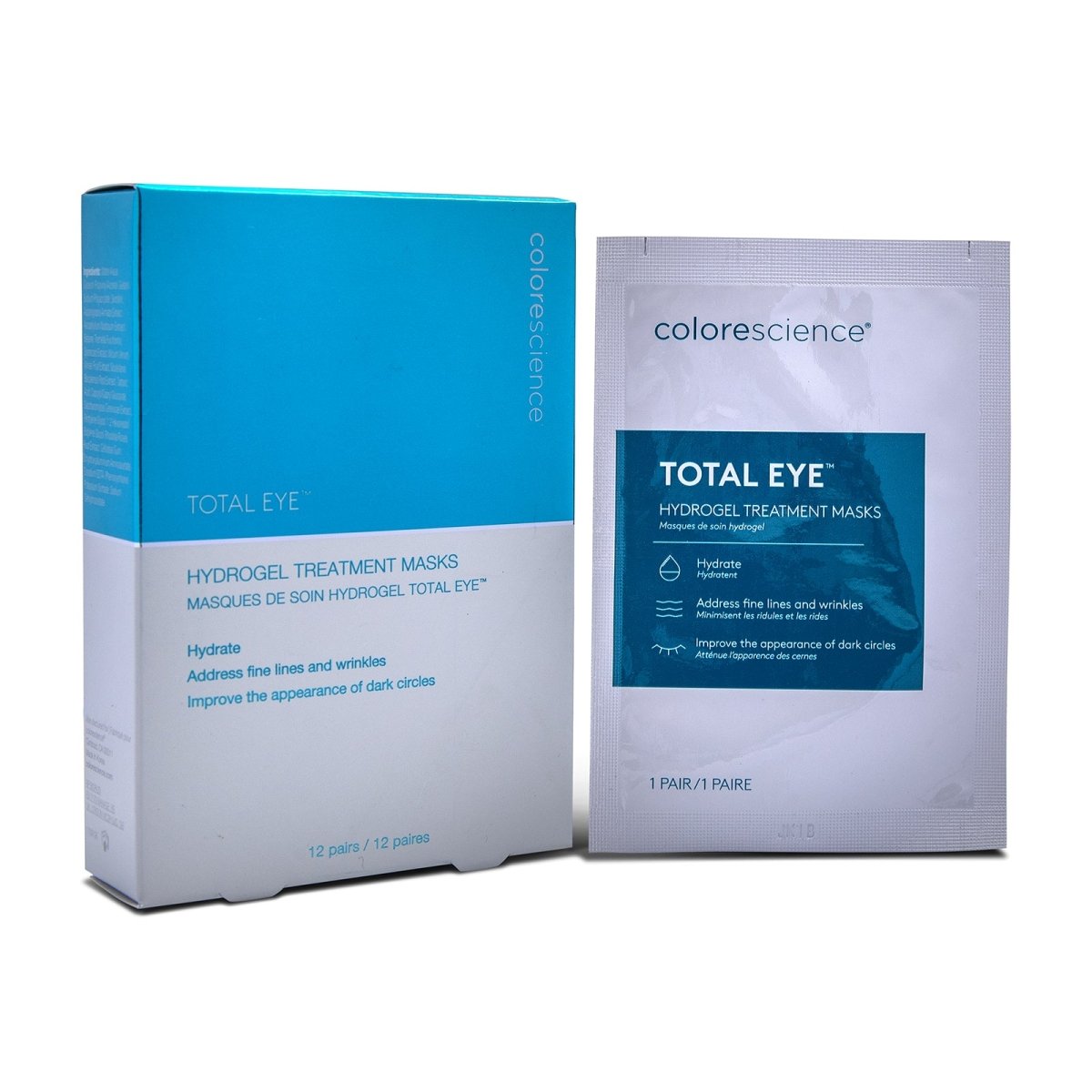 Colorescience Total Eye Hydrogel Treatment Masks (12ct) - SkincareEssentials