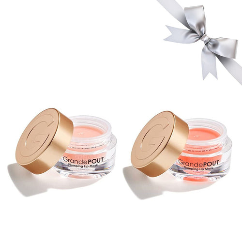 Luscious Lips Duo: GrandePOUT Plumping Lip Mask - SkincareEssentials