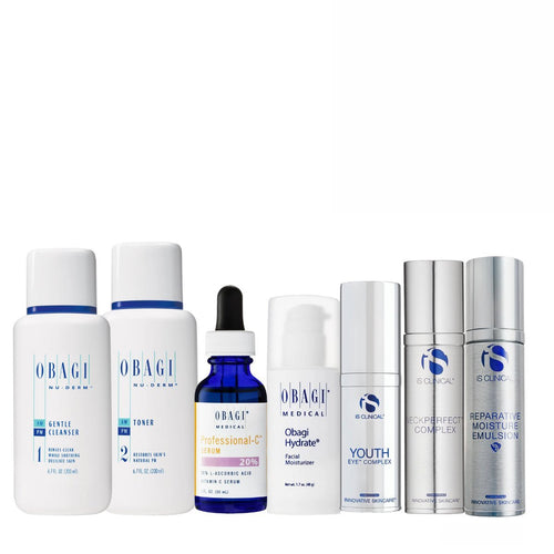 Obagi + iS Clinical Total Skincare Transformation Kit - SkincareEssentials