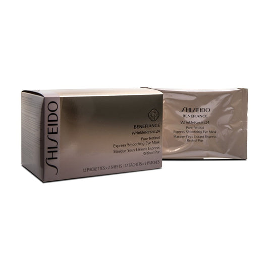Shiseido Benefiance WrinkleResist24 Pure Retinol Express Smoothing Eye Mask - SkincareEssentials
